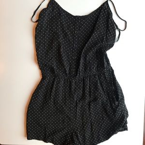 Romper from Forever 21 - Black and White Polka Dot